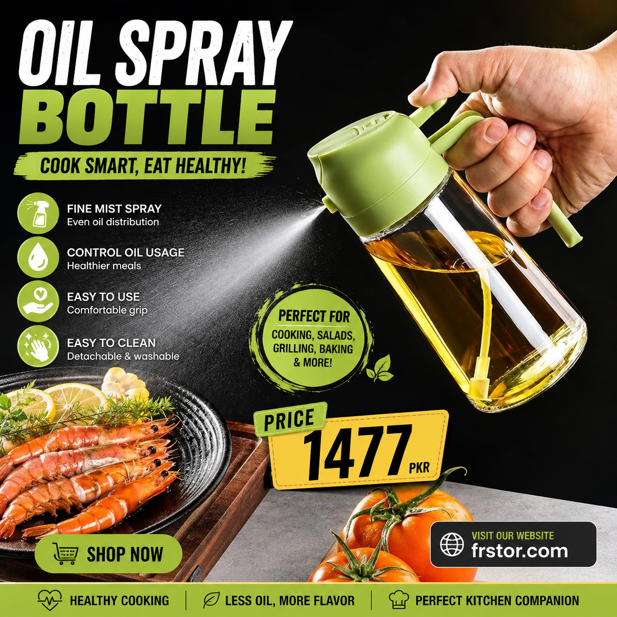 Oil spray bottle
