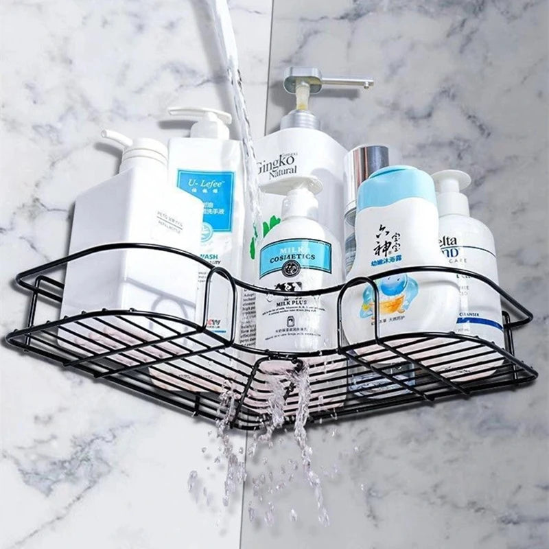 Shower, Bathtub, and Toilet Durable &amp; Rustproof Corner Storage Organizer